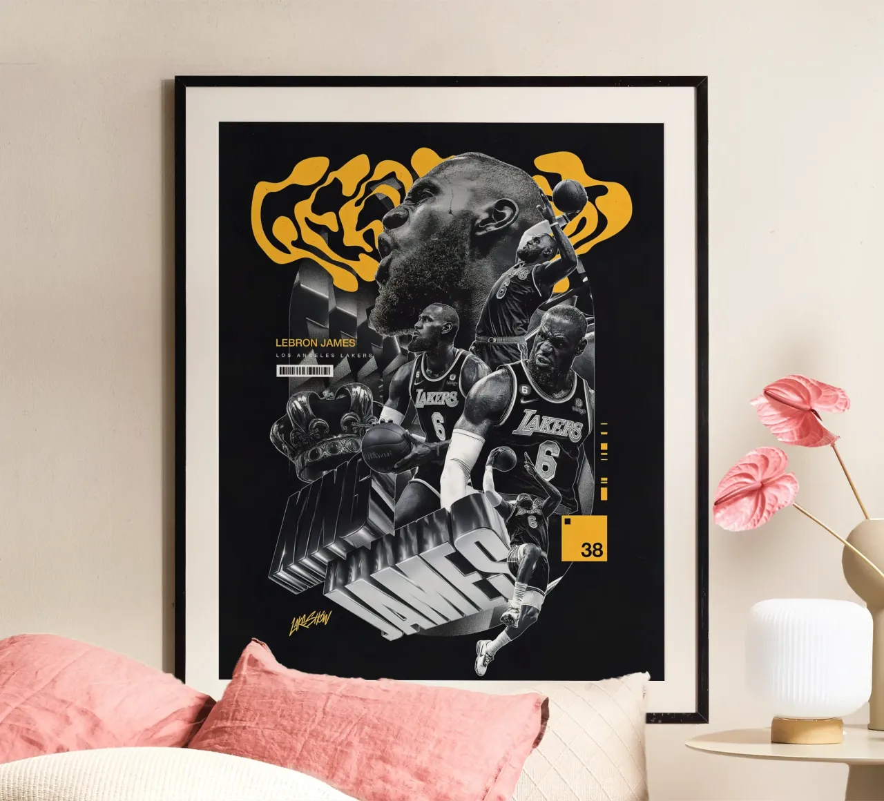 Lebron James poster da Agus Creative