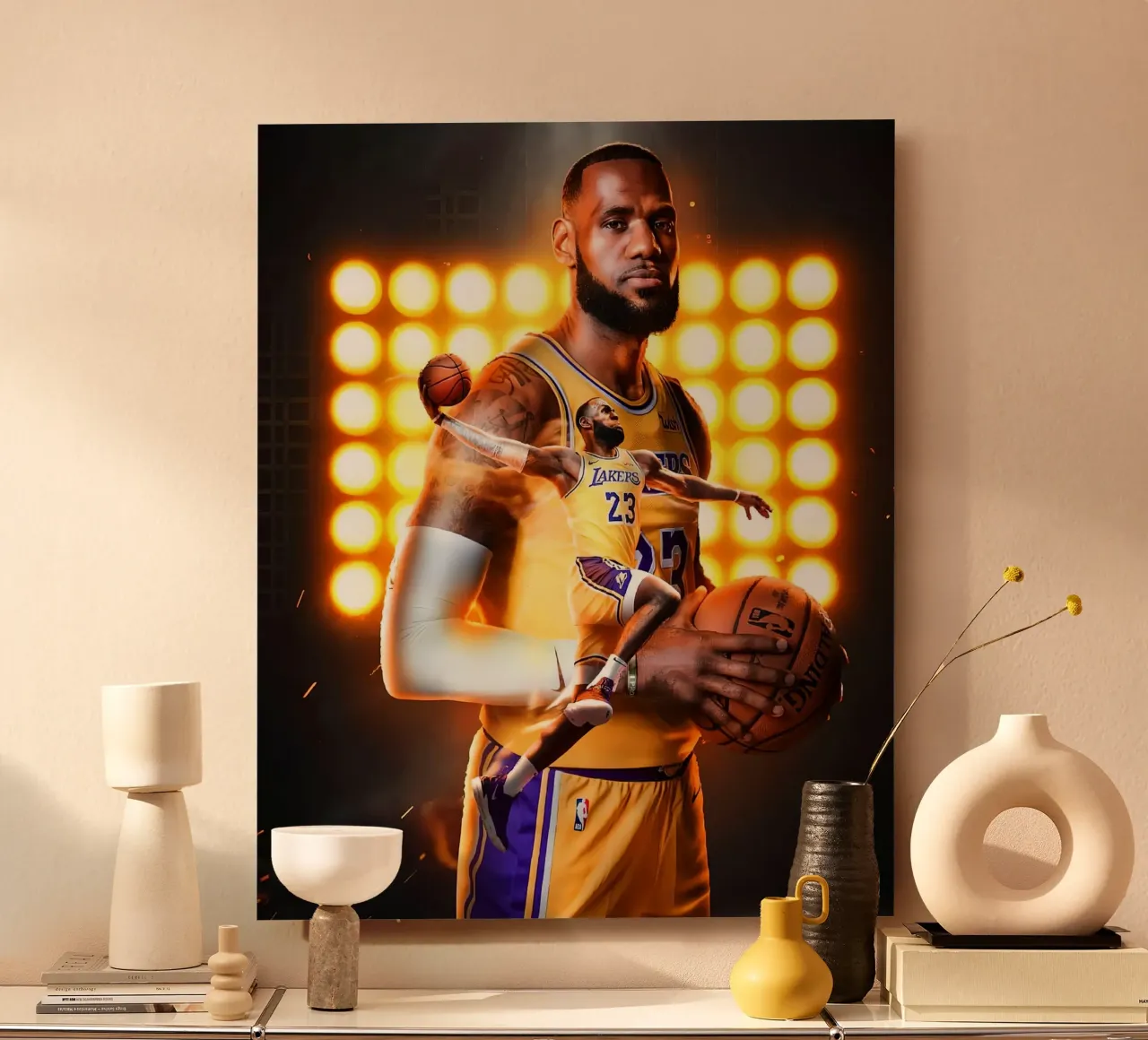 Kobe Bryant alluminio dibond da Agus Creative