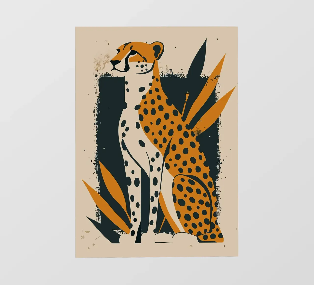 Luoghi della fauna selvatica con ghepardi telo in pvc da Kirsten C Nolan