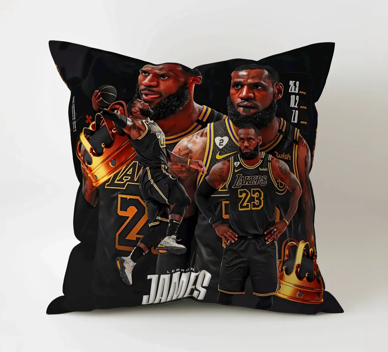 Lebron James cuscino da Agus Creative