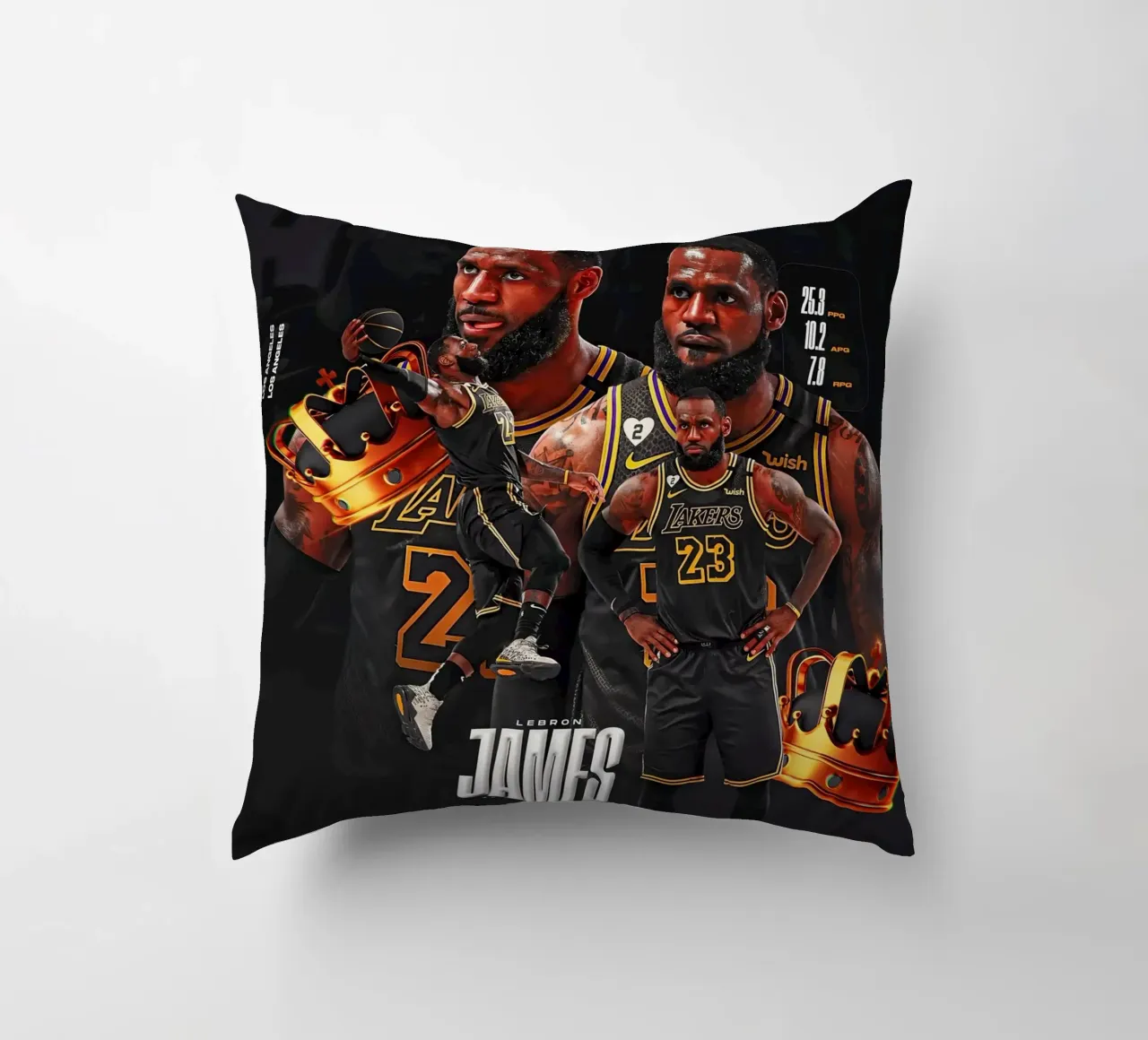Lebron James cuscino da Agus Creative
