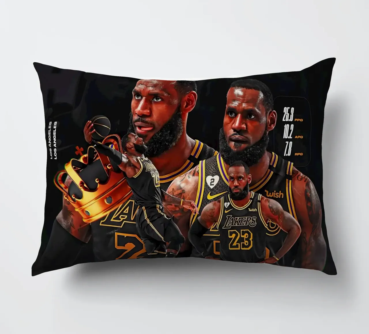 Lebron James cuscino da Agus Creative