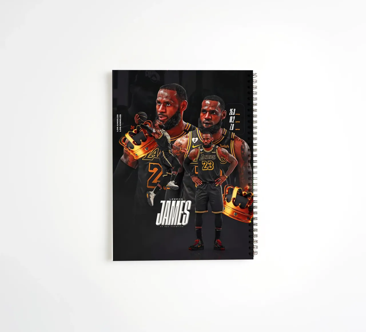 Lebron James spiral notebook by Agus Creative