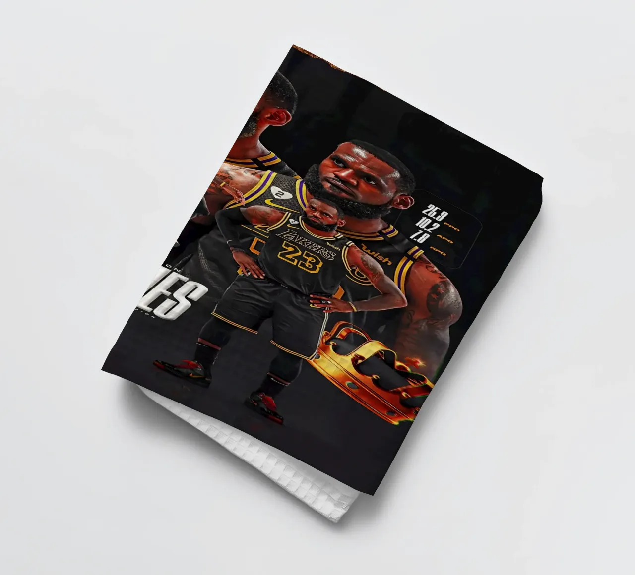 Lebron James canovaccio da cucina da Agus Creative