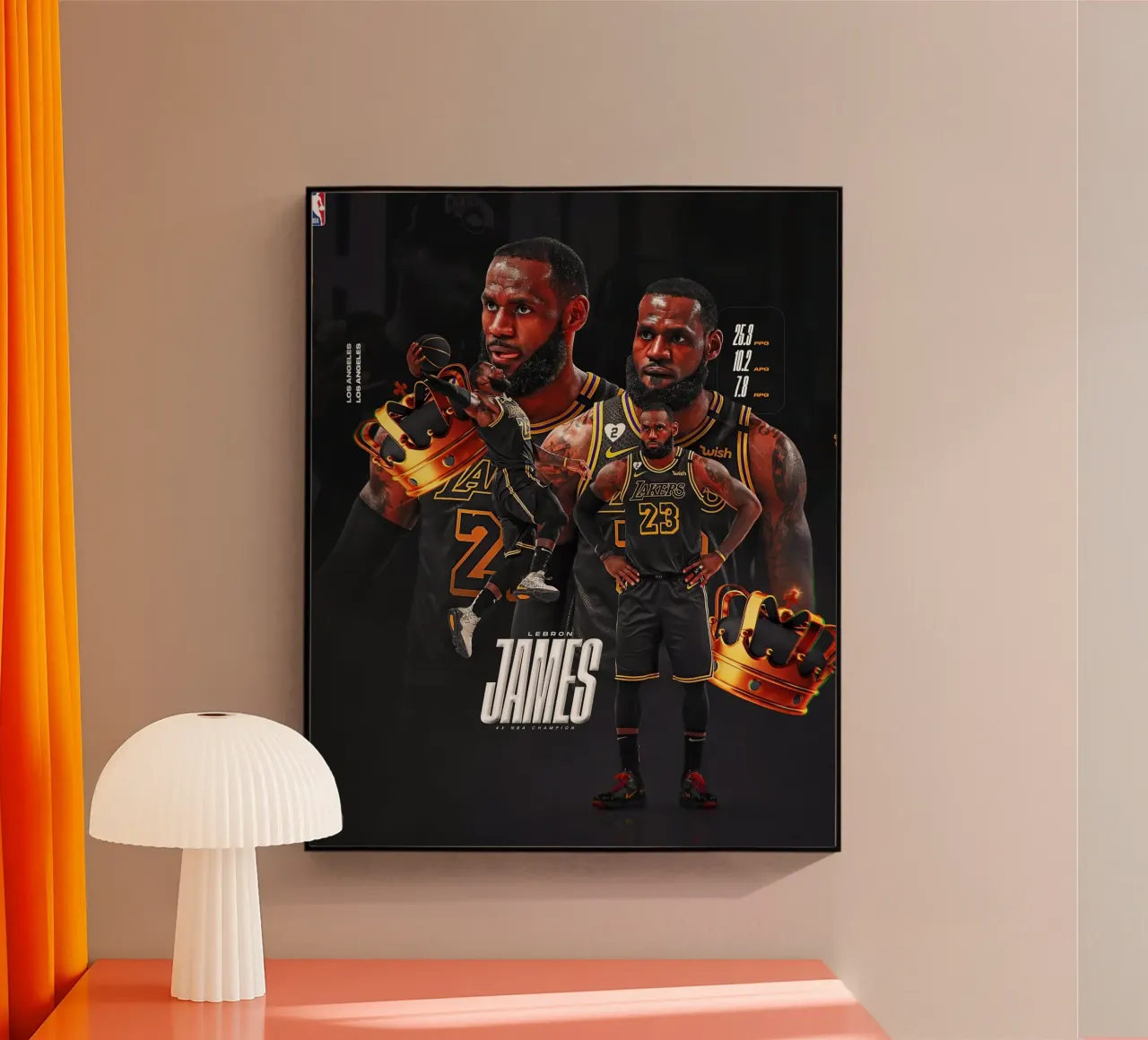 Lebron James plexiglass da Agus Creative