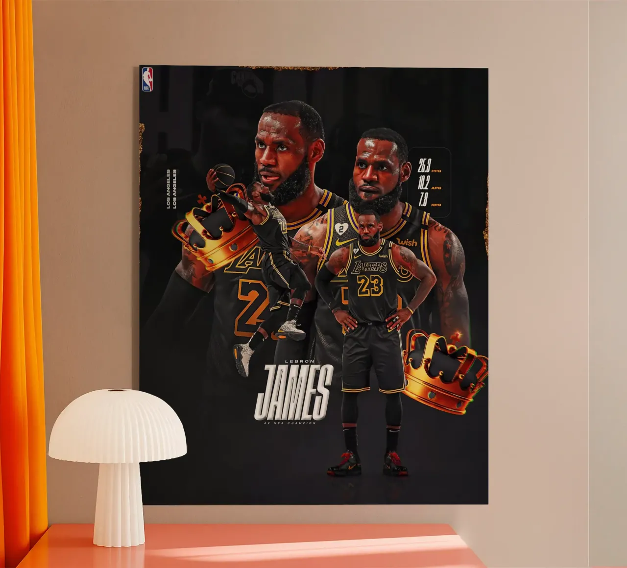 Lebron James plexiglass da Agus Creative