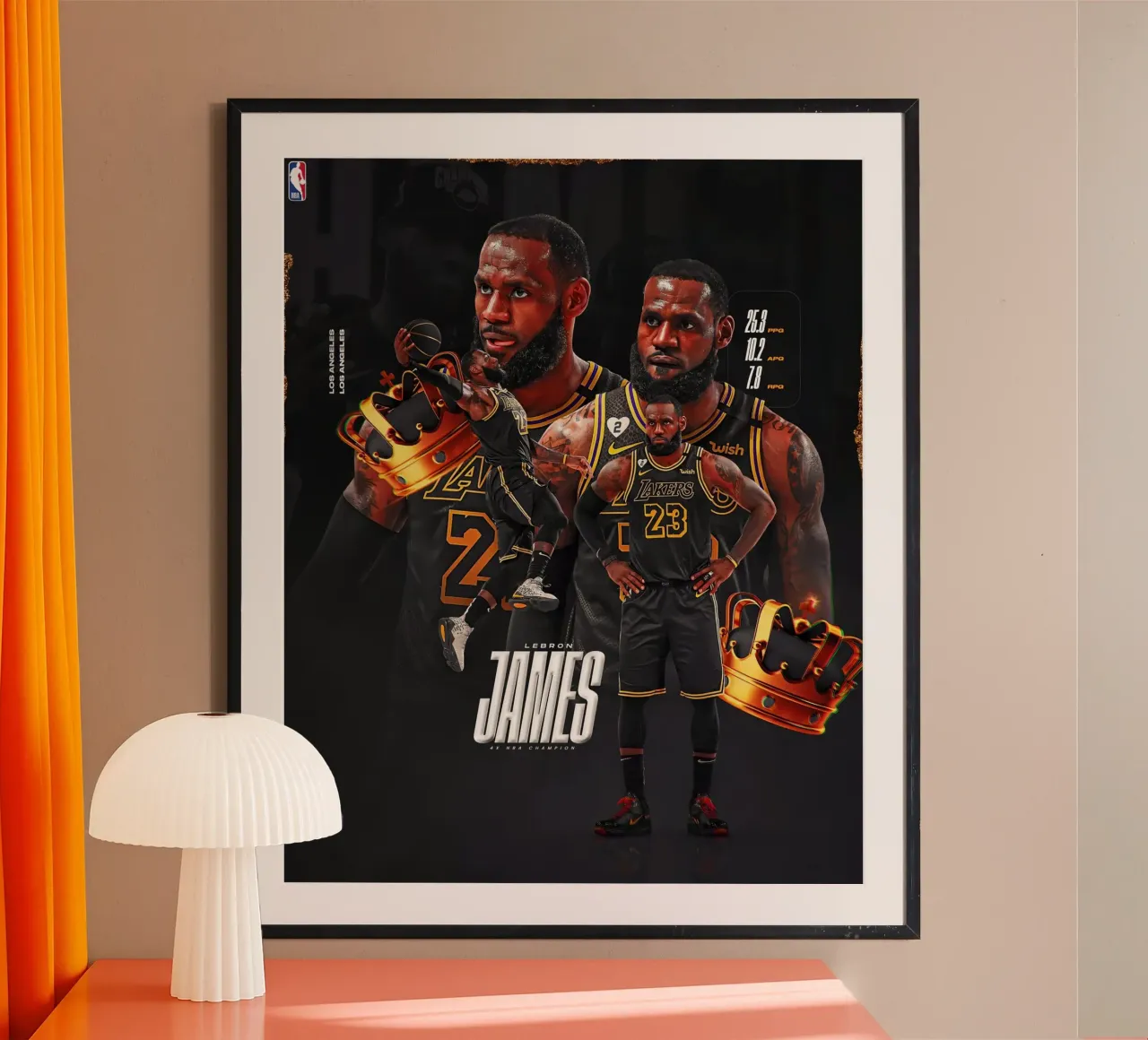 Lebron James poster da Agus Creative