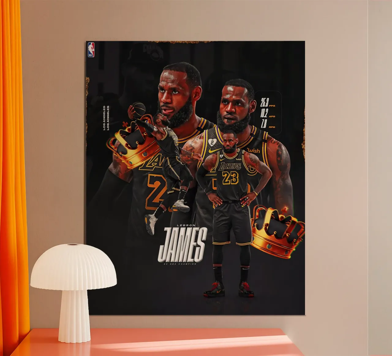 Lebron James poster da Agus Creative