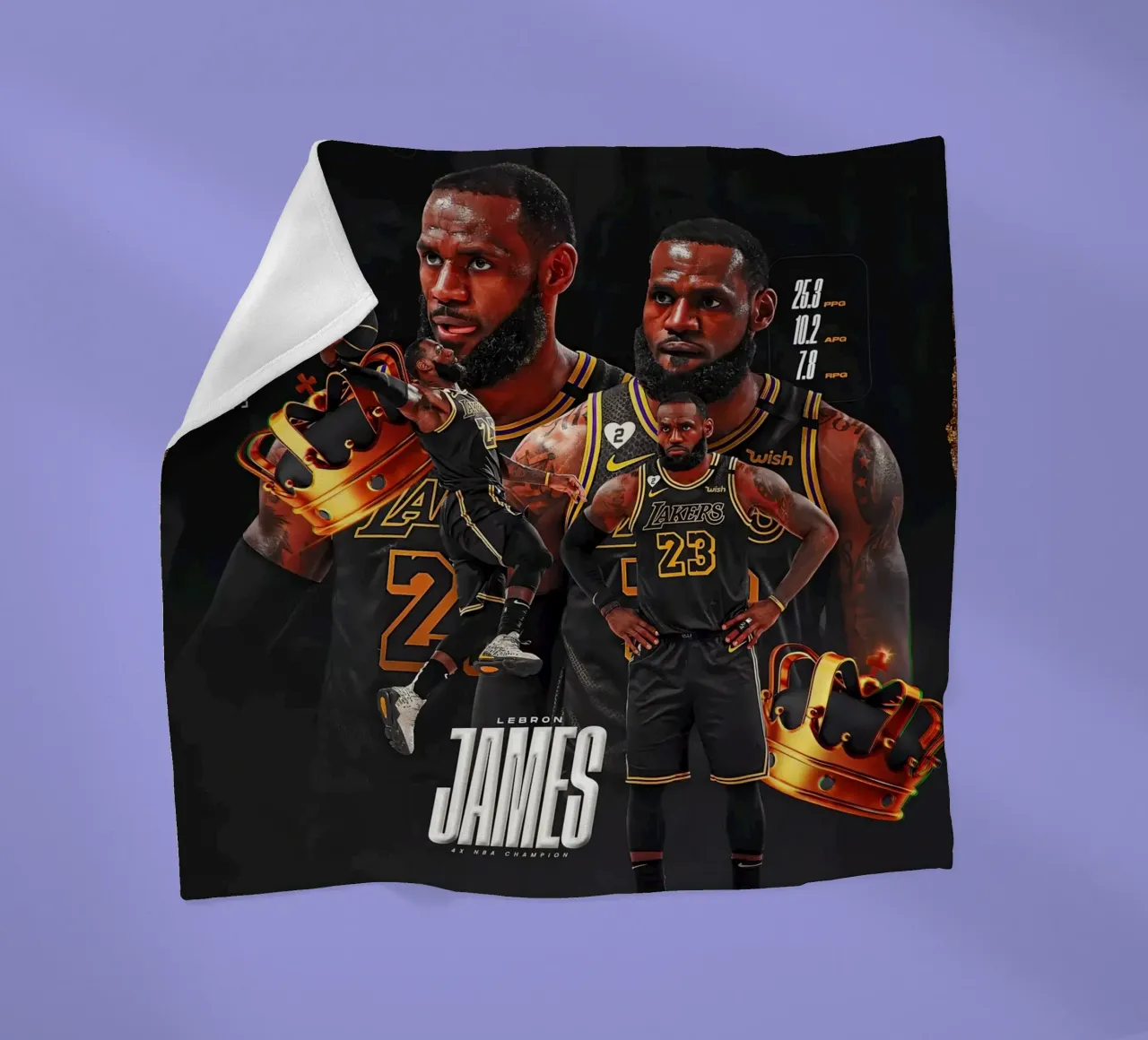 Lebron James coperta in pile da Agus Creative