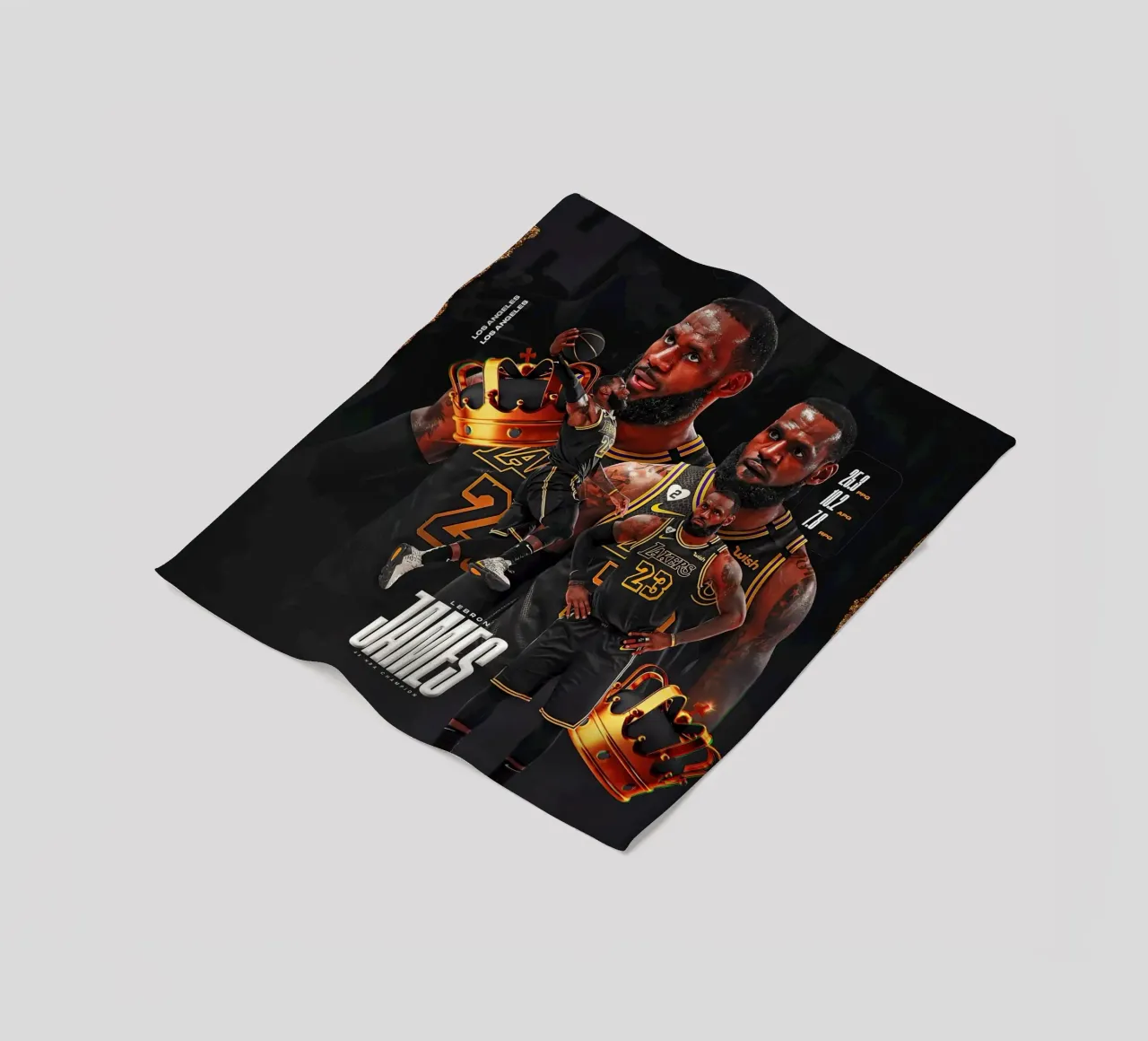 Lebron James coperta in pile da Agus Creative