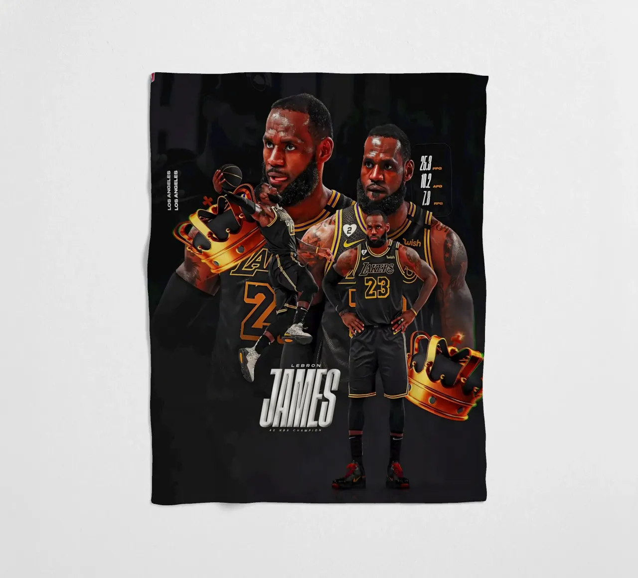 Lebron James coperta in pile da Agus Creative