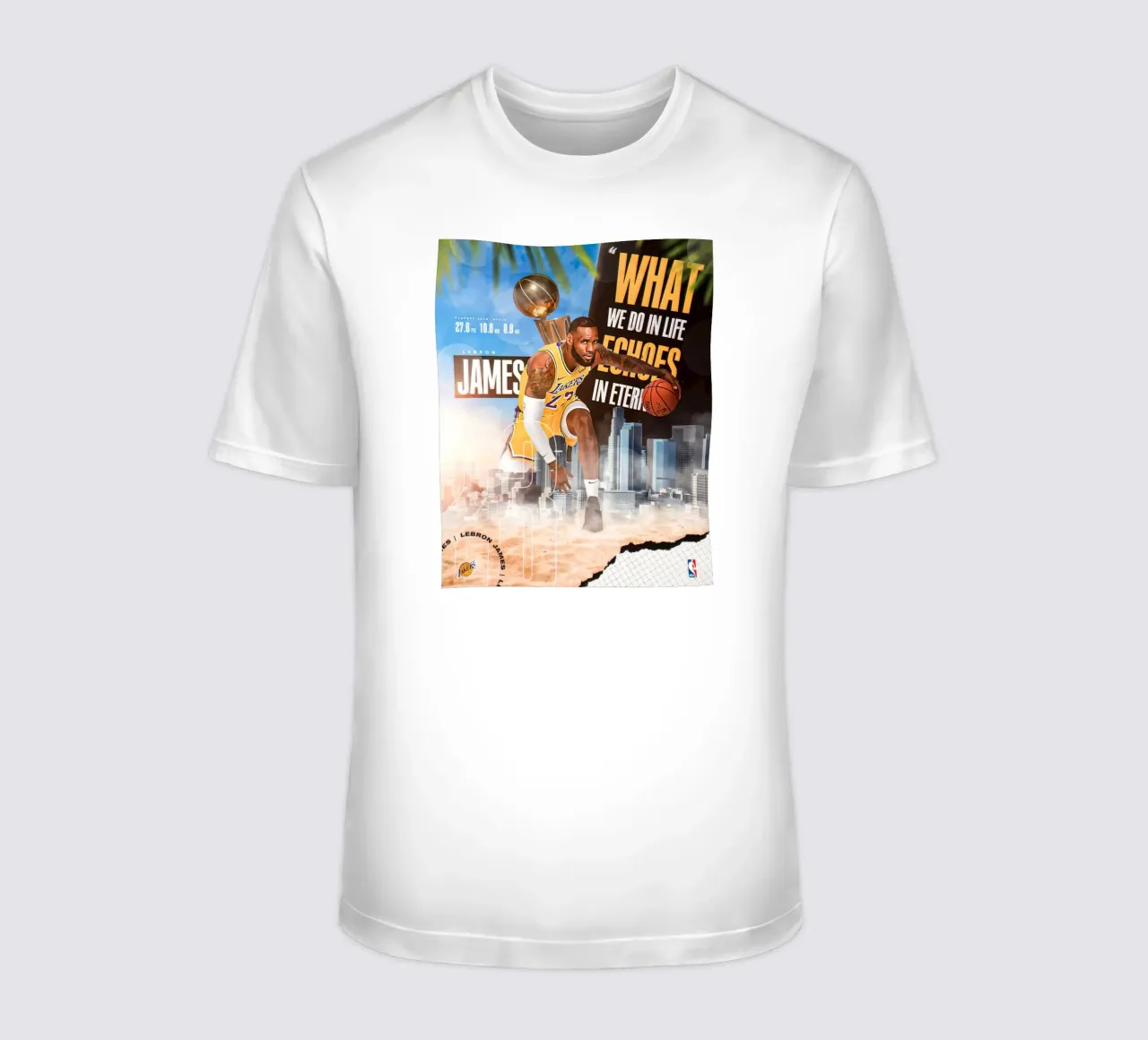Lebron James t-shirt da Agus Creative