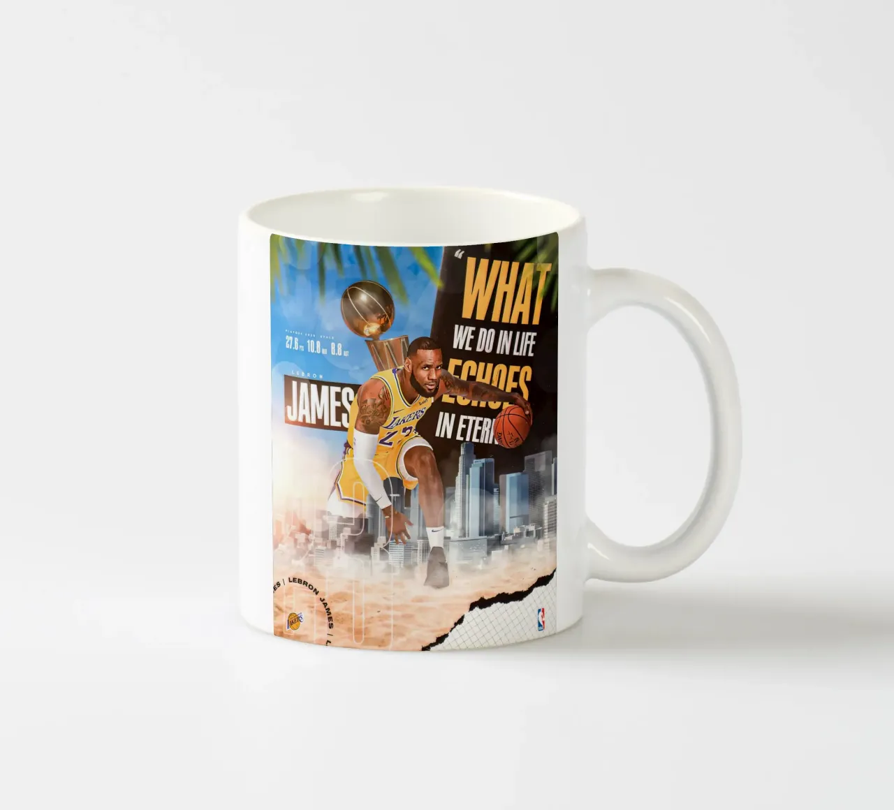Lebron James tazza in ceramica da Agus Creative