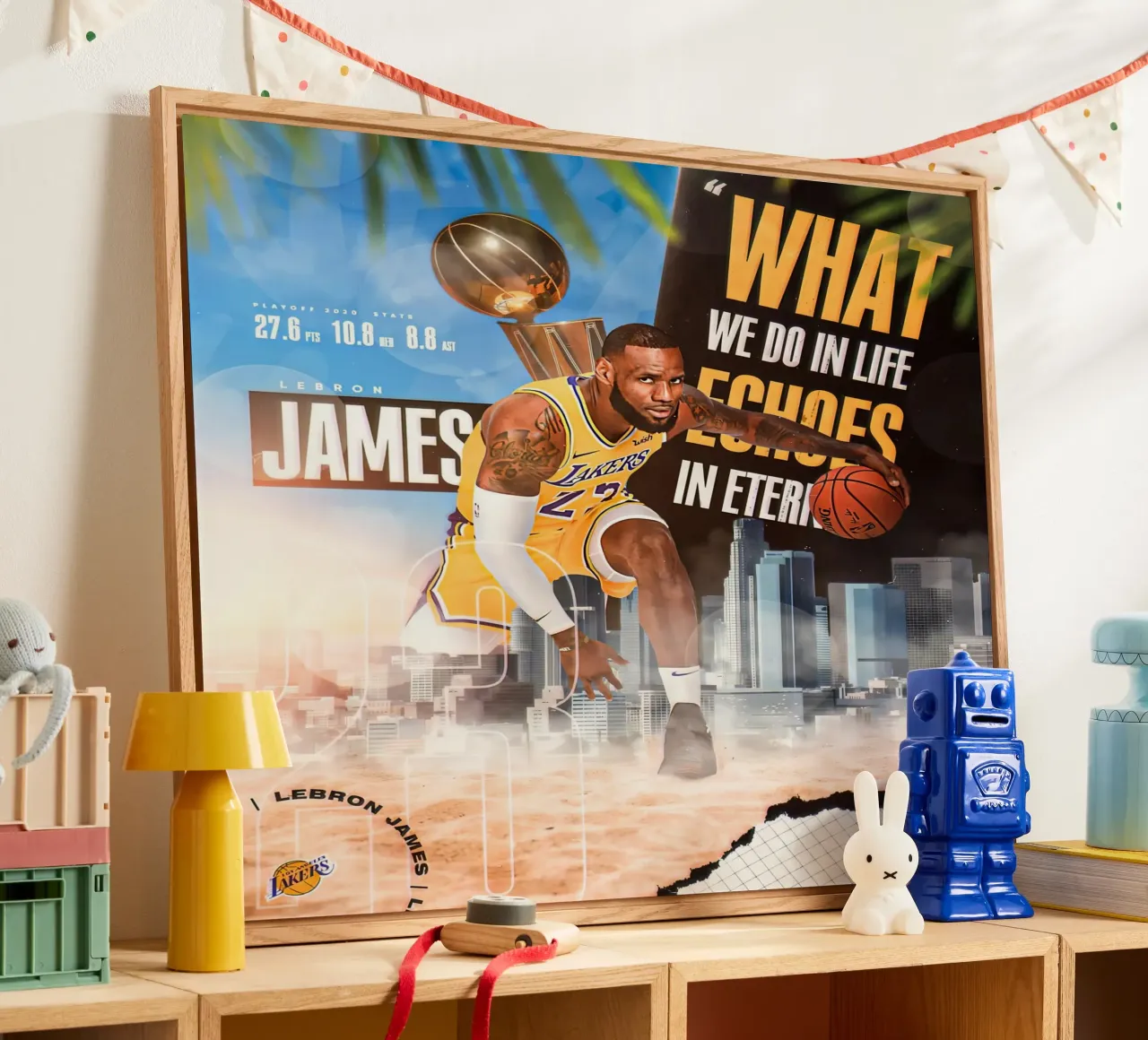 Lebron James plexiglass da Agus Creative