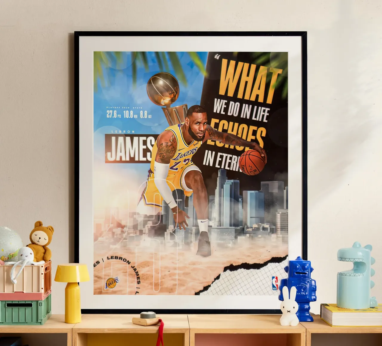 Lebron James poster da Agus Creative