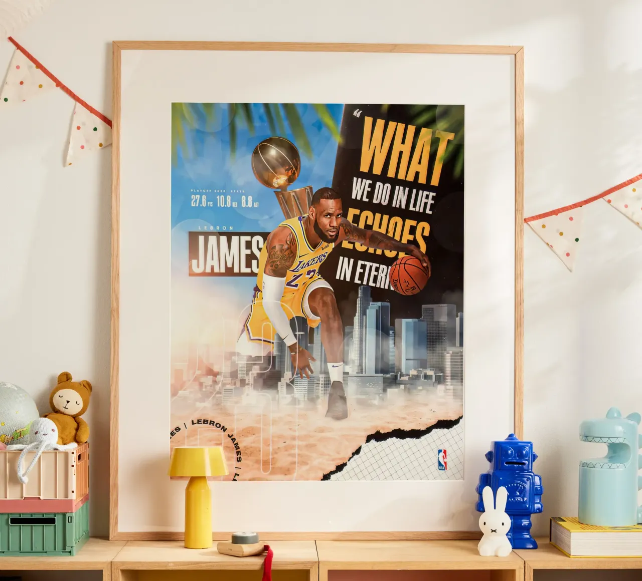 Lebron James poster da Agus Creative
