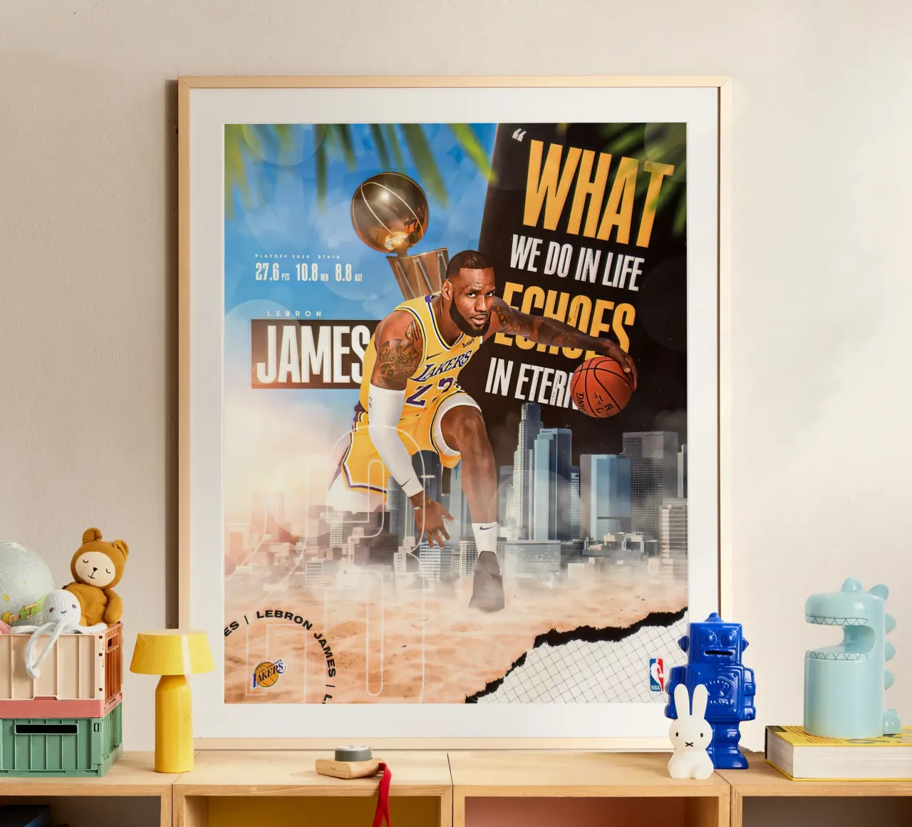 Lebron James poster da Agus Creative