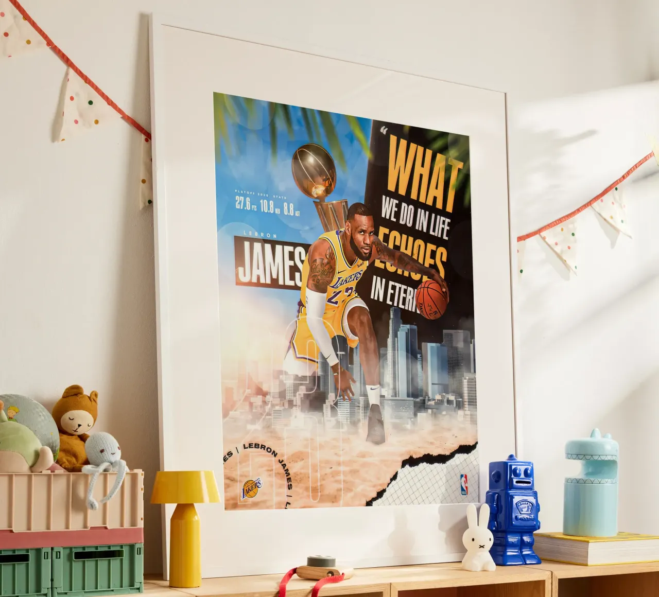 Lebron James poster da Agus Creative