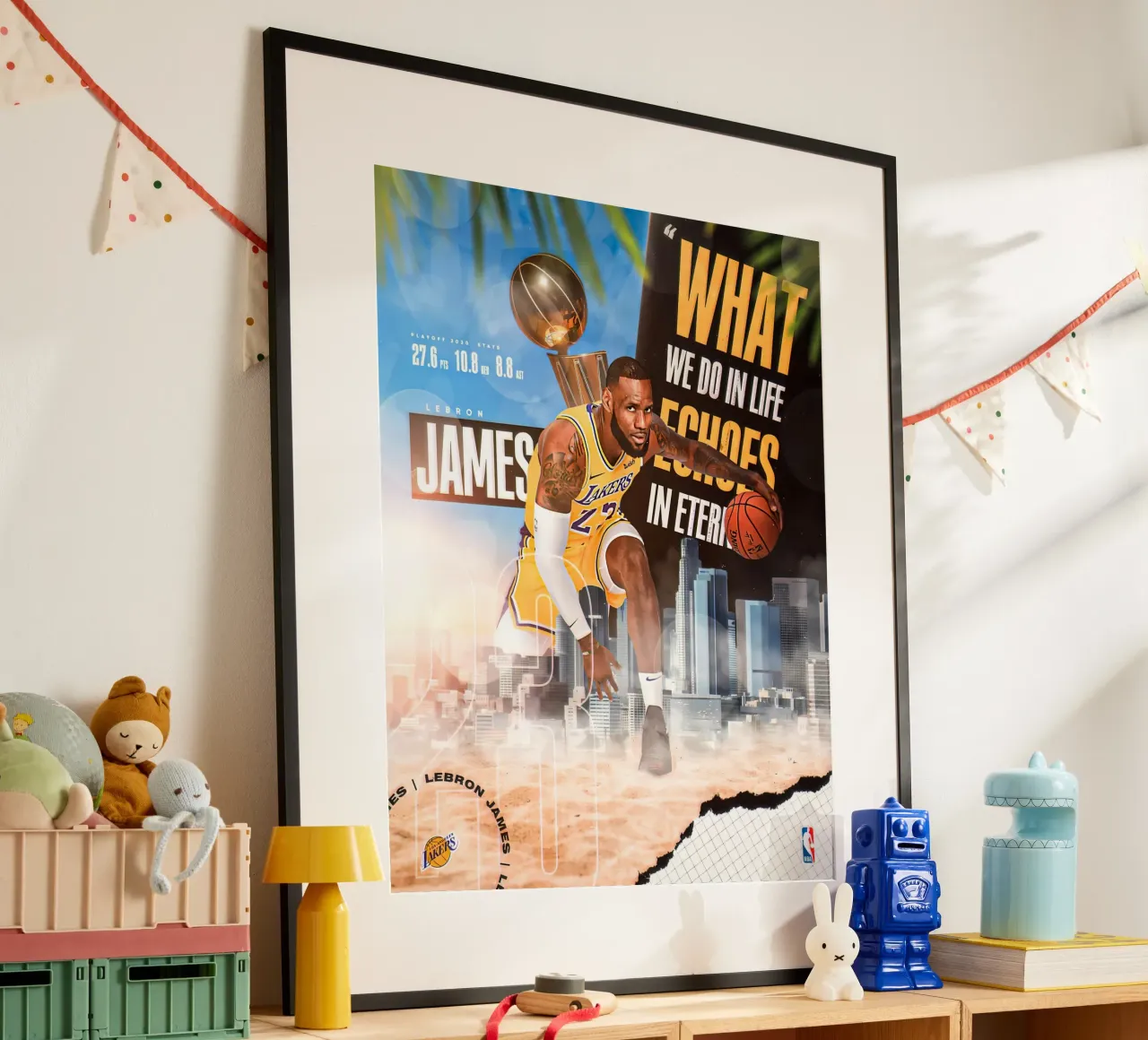 Lebron James poster da Agus Creative