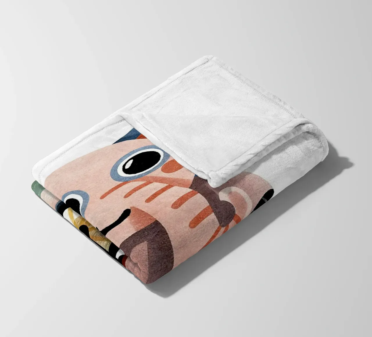 éléphant élégant plaid polaire de 🐹 BABY ART PRINTS