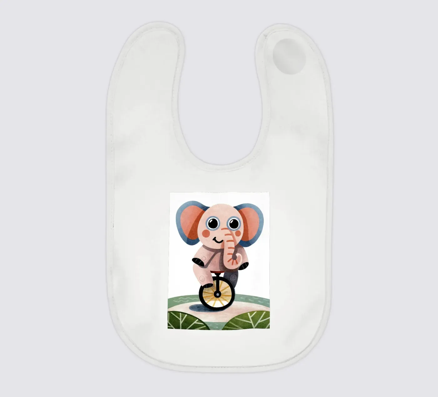 elegant elephant bavaglino da 🐹 BABY ART PRINTS