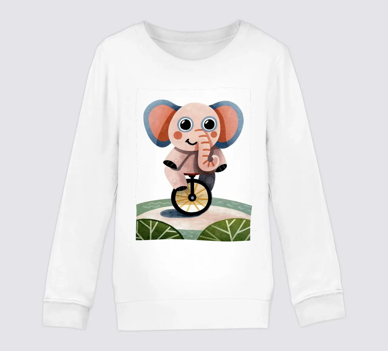 elefante elegante sudadera para niño de 🐹 BABY ART PRINTS