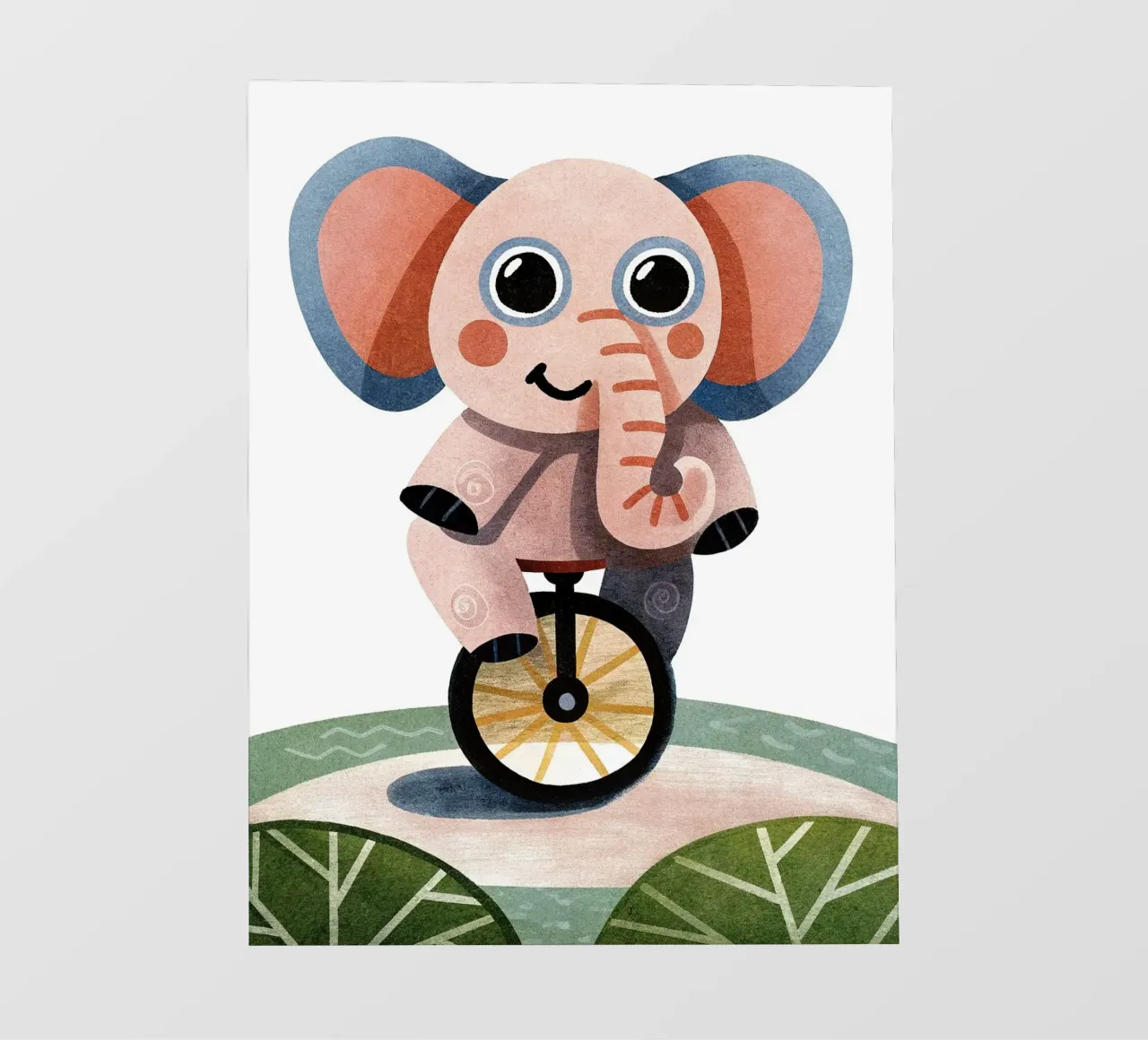 elefante elegante telo in pvc da 🐹 BABY ART PRINTS