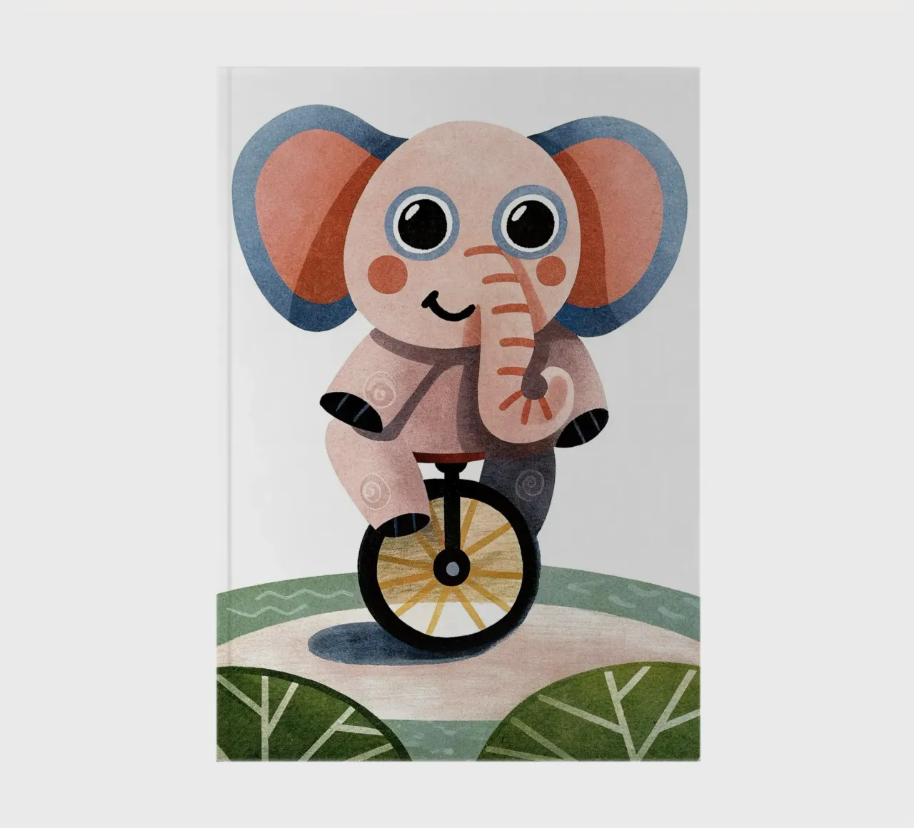 elegant elephant notebook by 🐹 BABY ART PRINTS