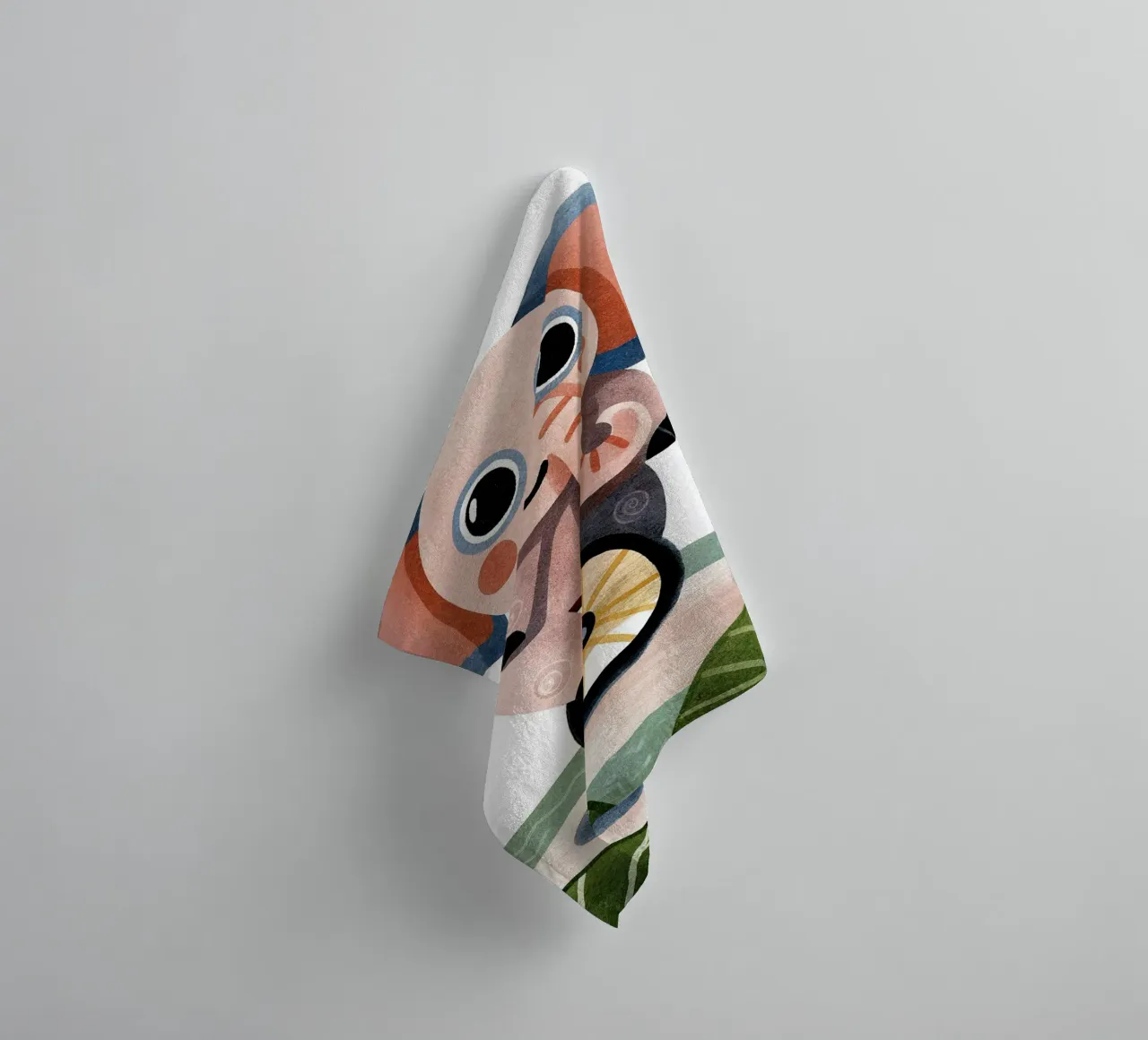 elegant elephant towel by 🐹 BABY ART PRINTS