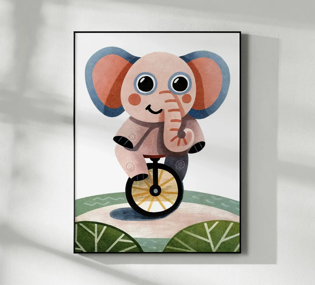 éléphant élégant plexiglas de 🐹 BABY ART PRINTS