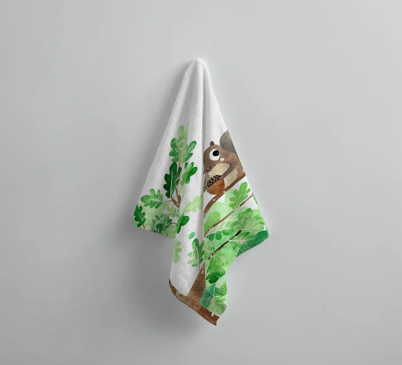 A very intelligent squirrel towel by 🐹 BABY ART PRINTS