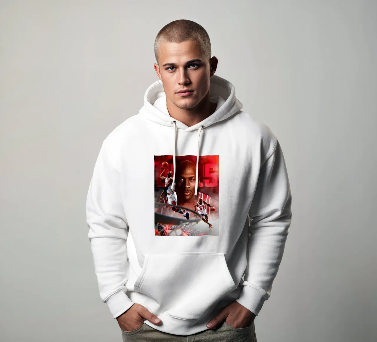 Michael Jordan felpa con cappuccio da Agus Creative