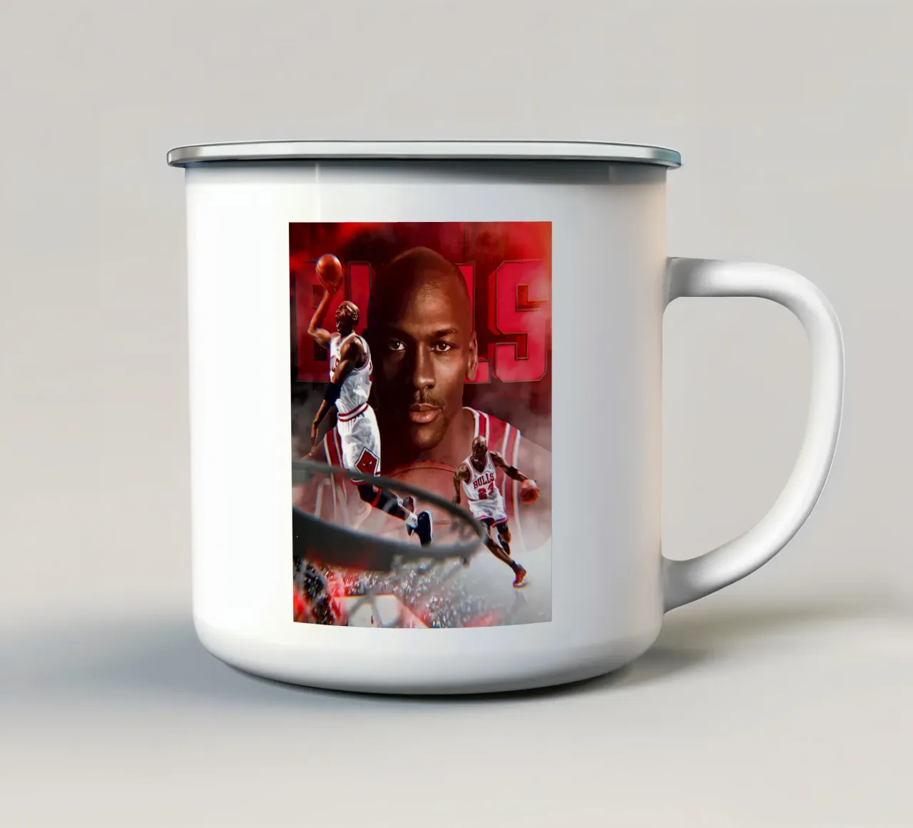 Michael Jordan tazza in smalto da Agus Creative