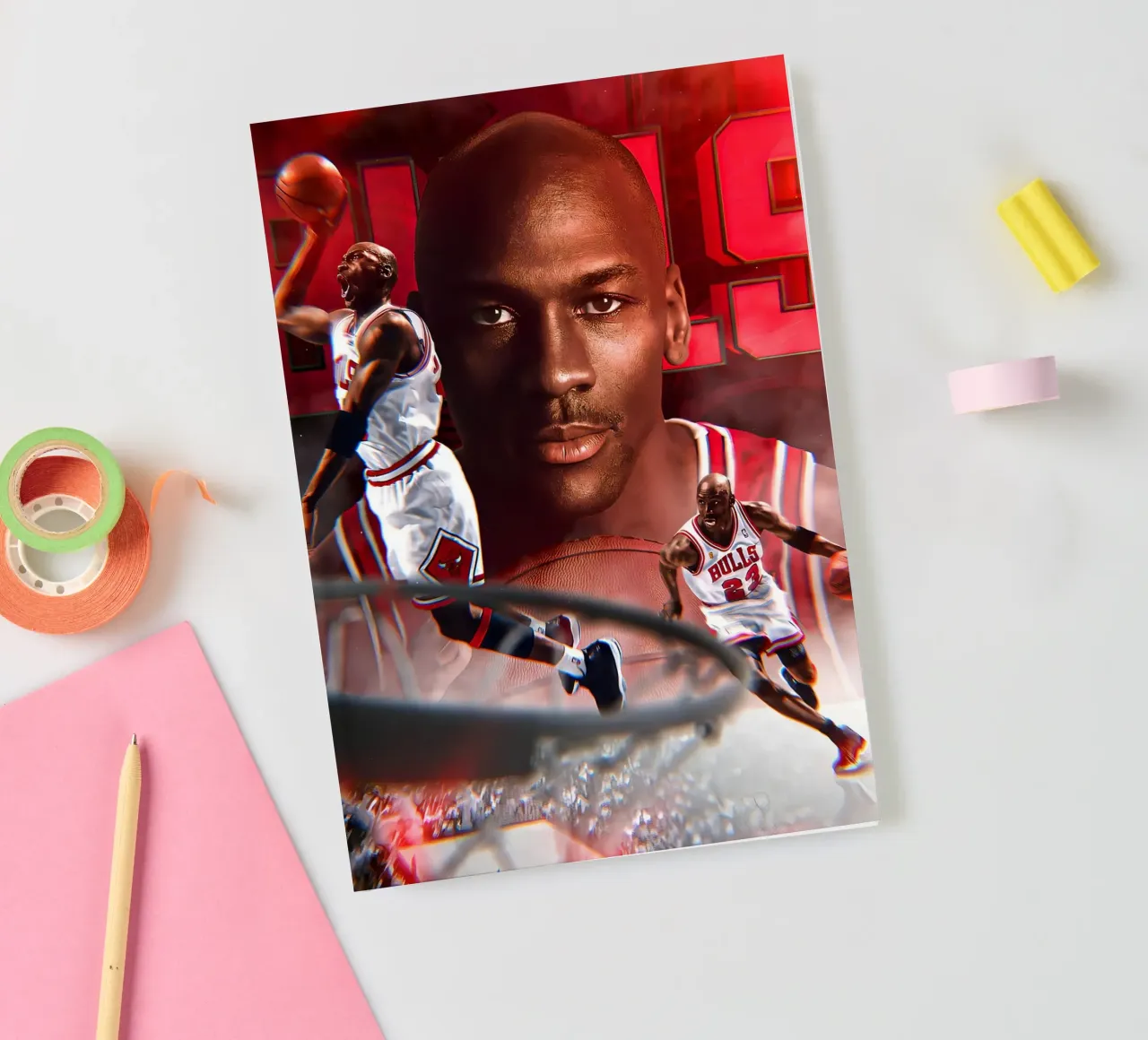 Michael Jordan notebook by Agus Creative