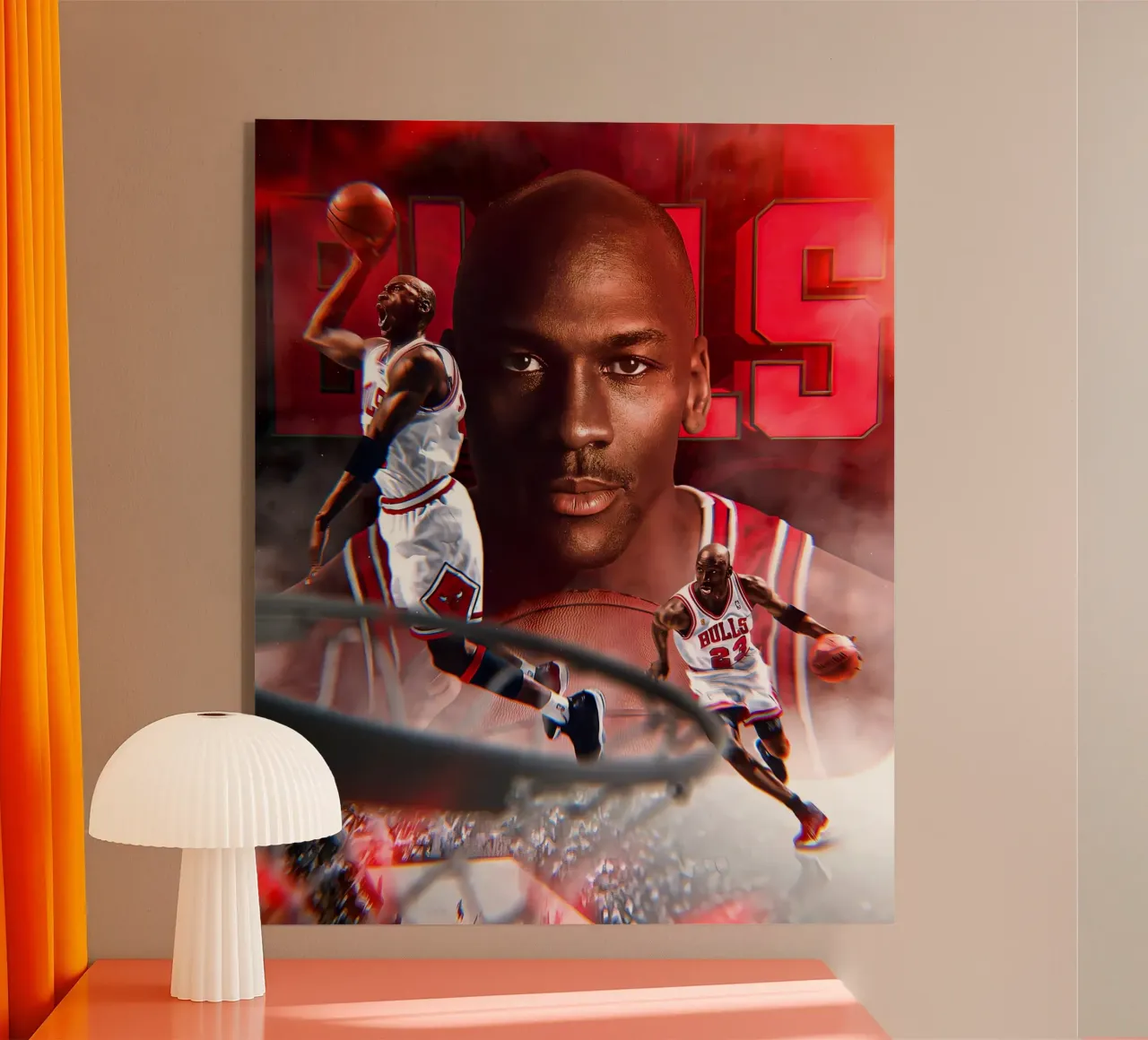 Michael Jordan plexiglass da Agus Creative