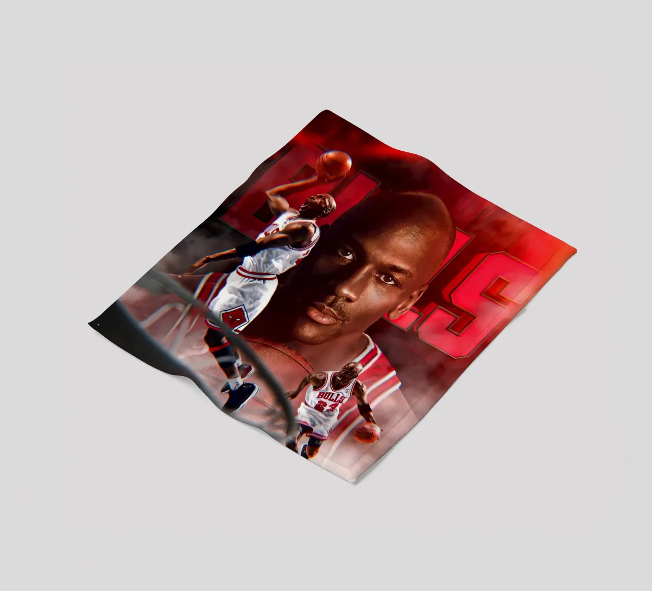 Michael Jordan coperta in pile da Agus Creative
