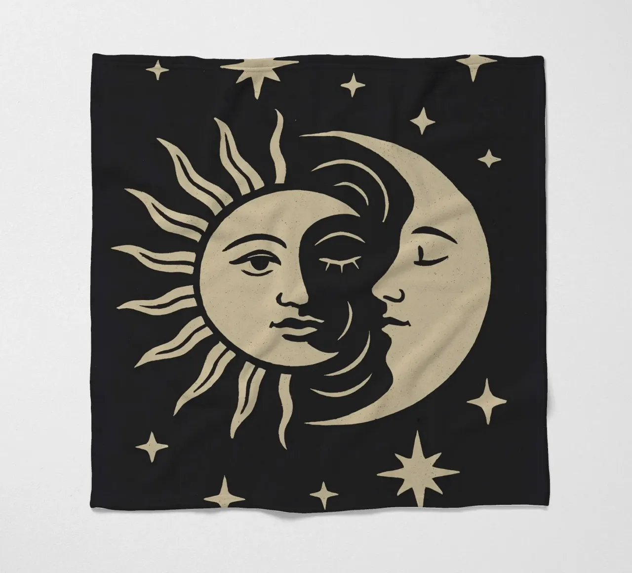 Sun And Moon coperta in pile da treechild
