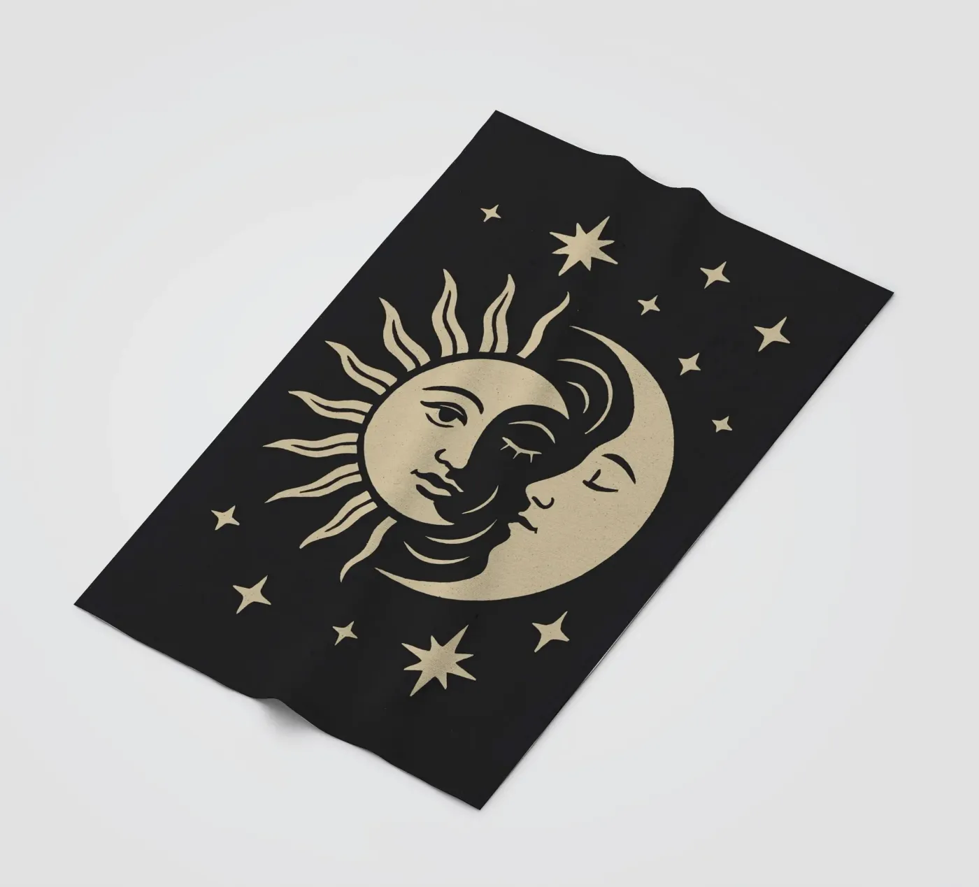 Sun And Moon Fleecedecke von treechild