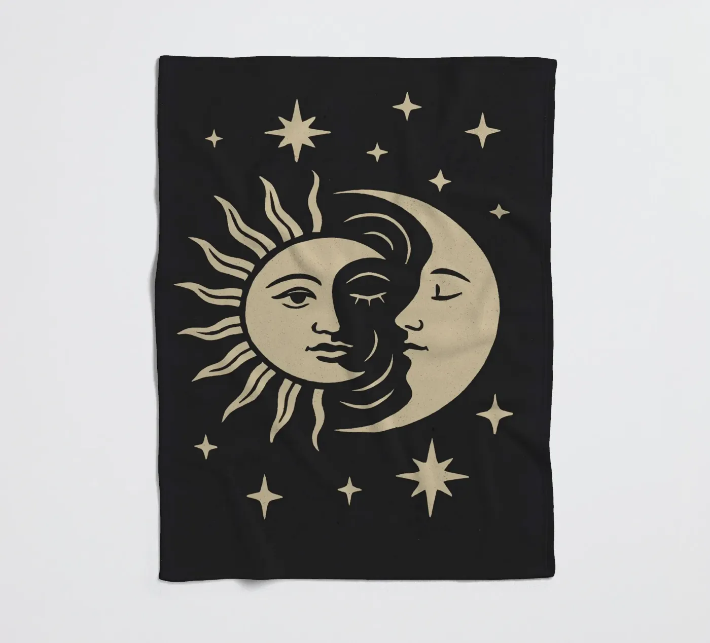Sun And Moon Fleecedecke von treechild