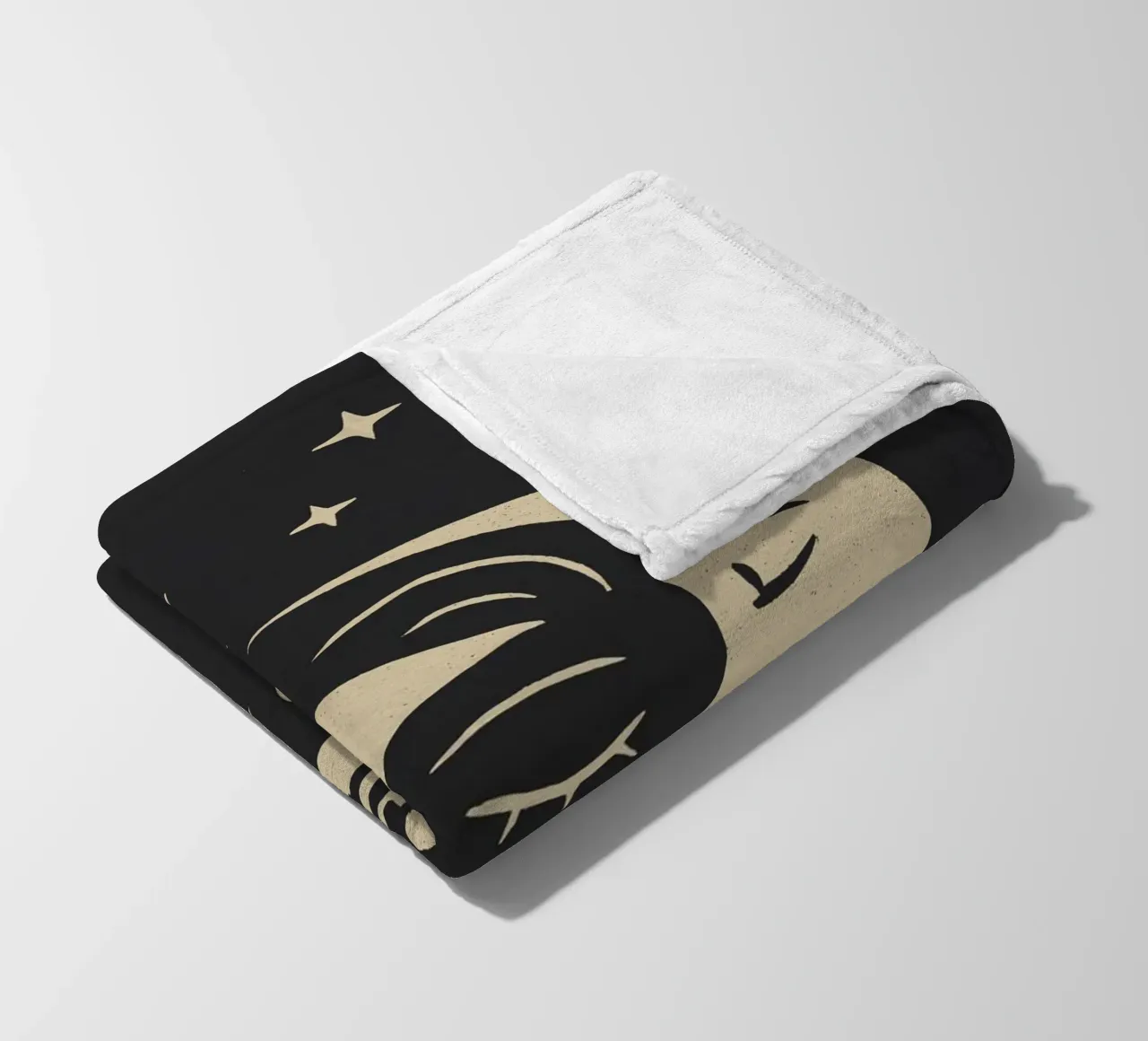 Sun And Moon coperta in pile da treechild