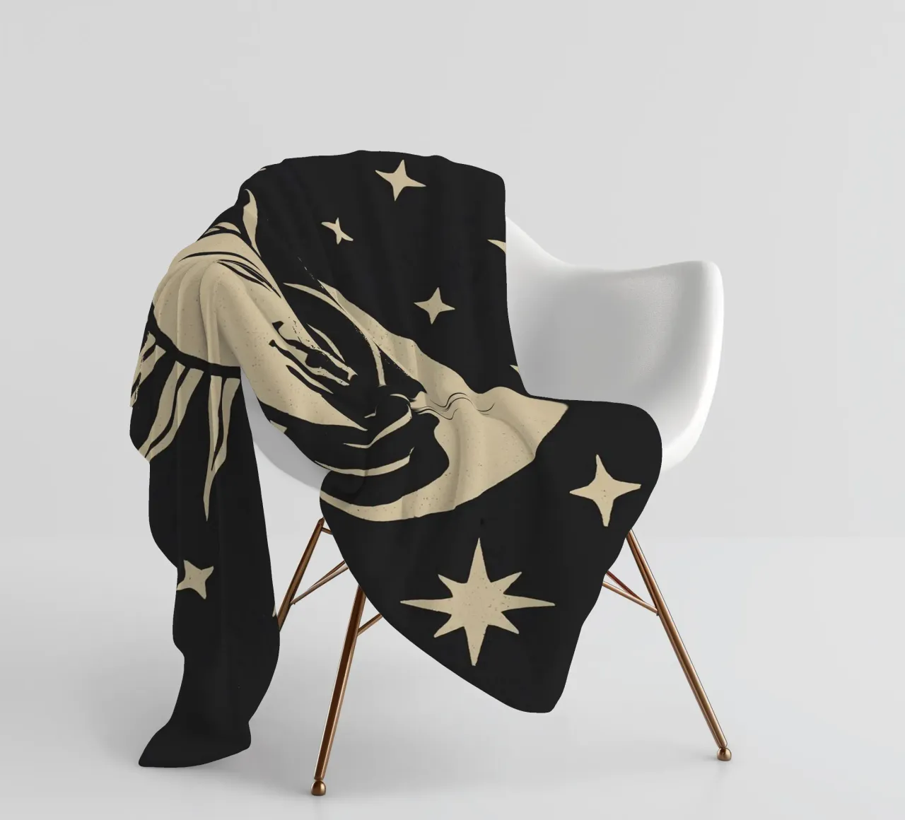Sun And Moon coperta in pile da treechild