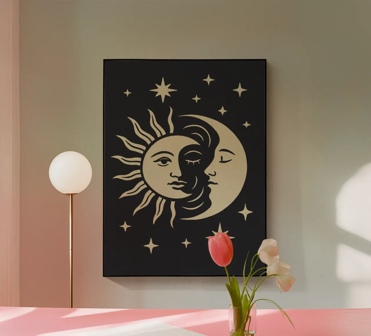 Sun And Moon plexiglass da treechild