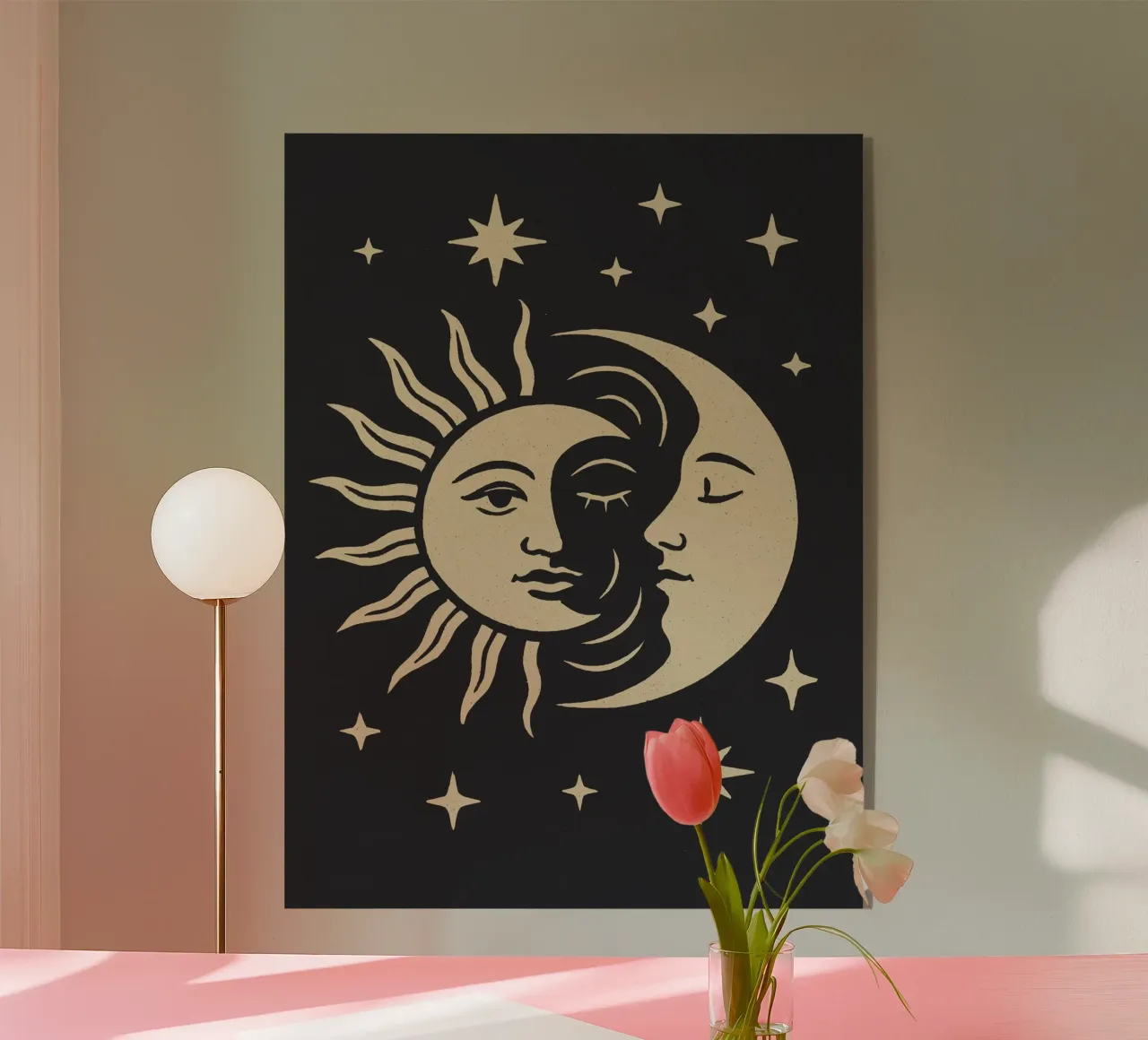 Sun And Moon plexiglass da treechild