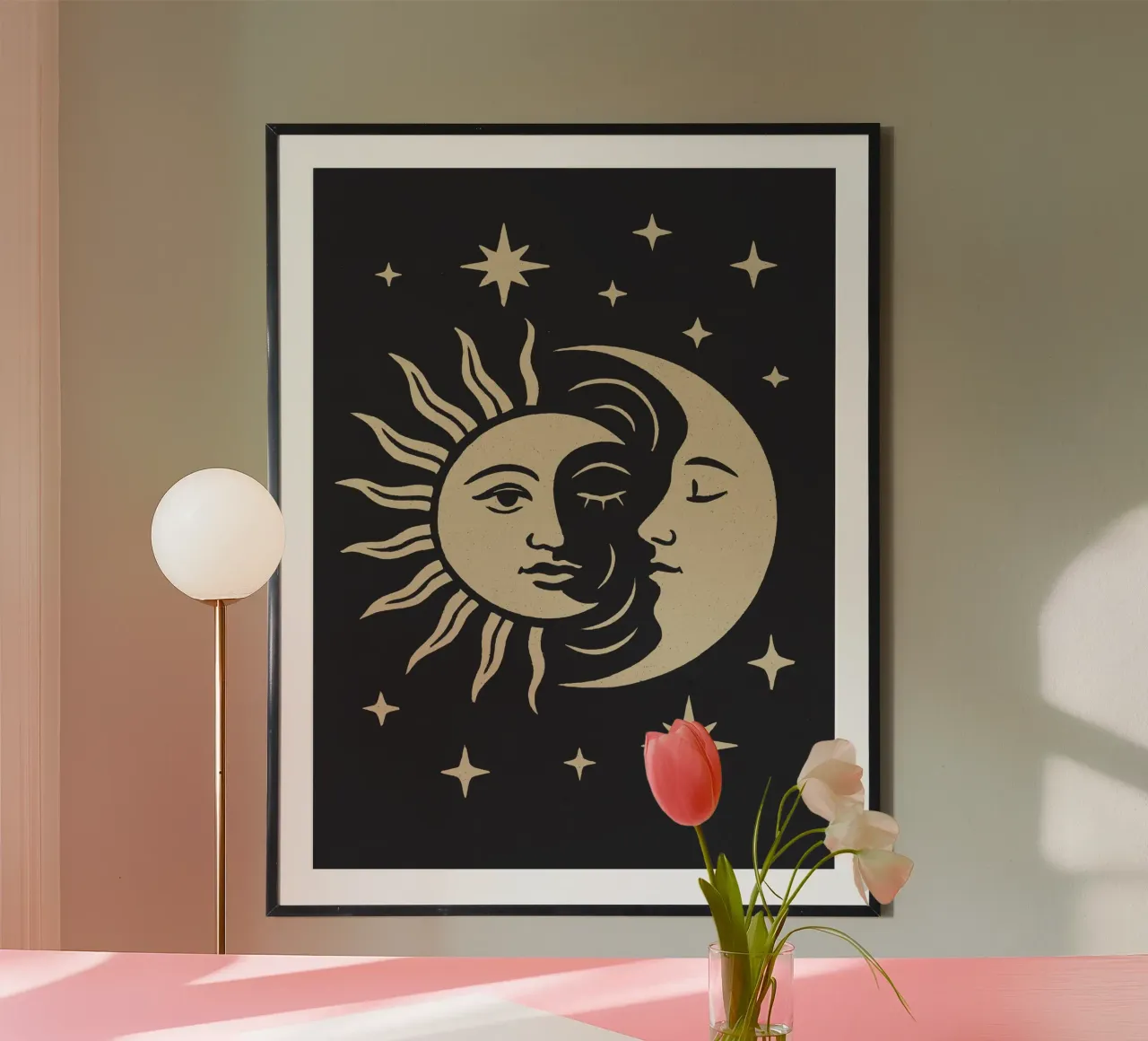 Sun And Moon carta hahnemühle da treechild