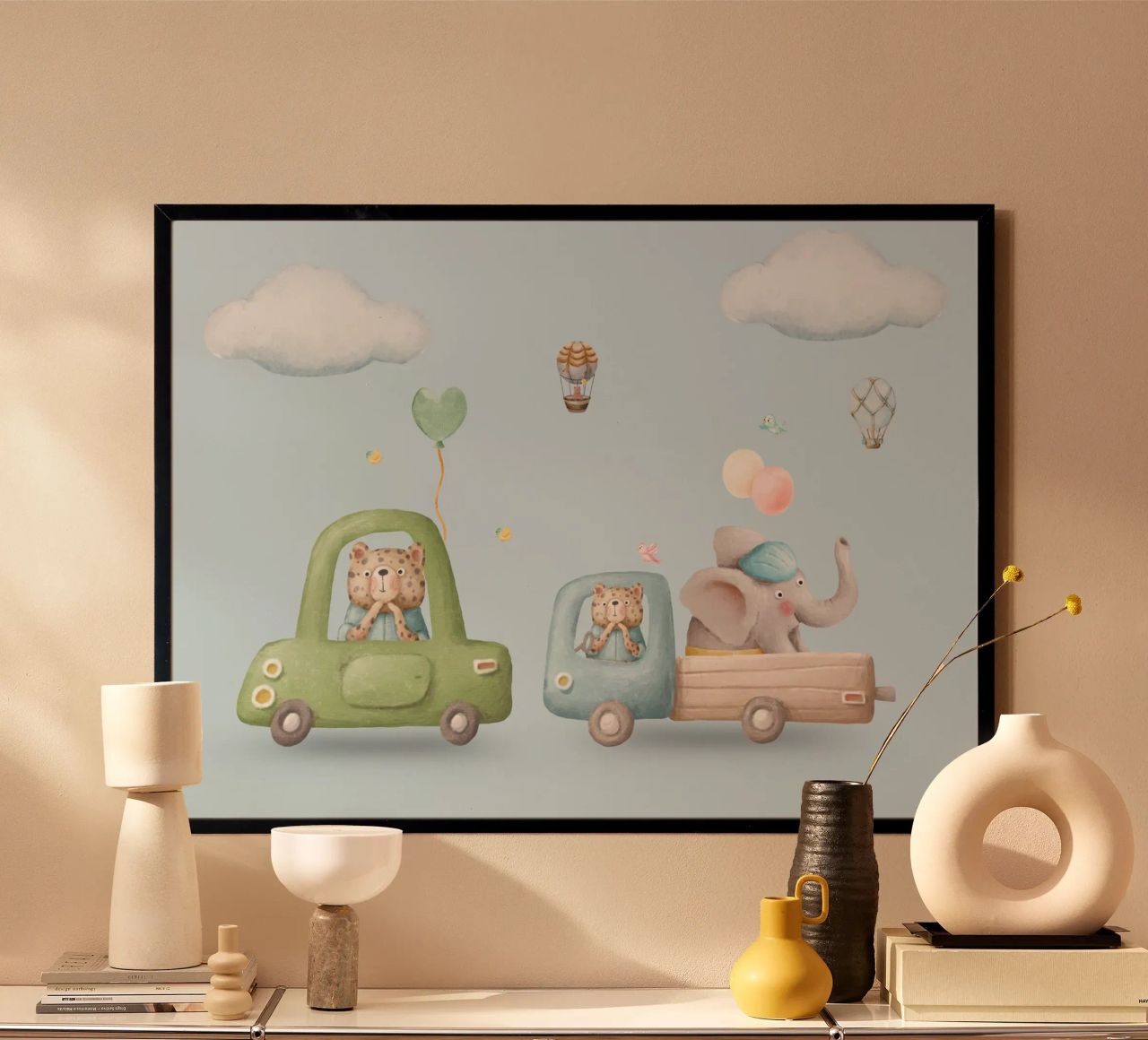 Whimsical Road Trip poster by Doodle Dreams Art