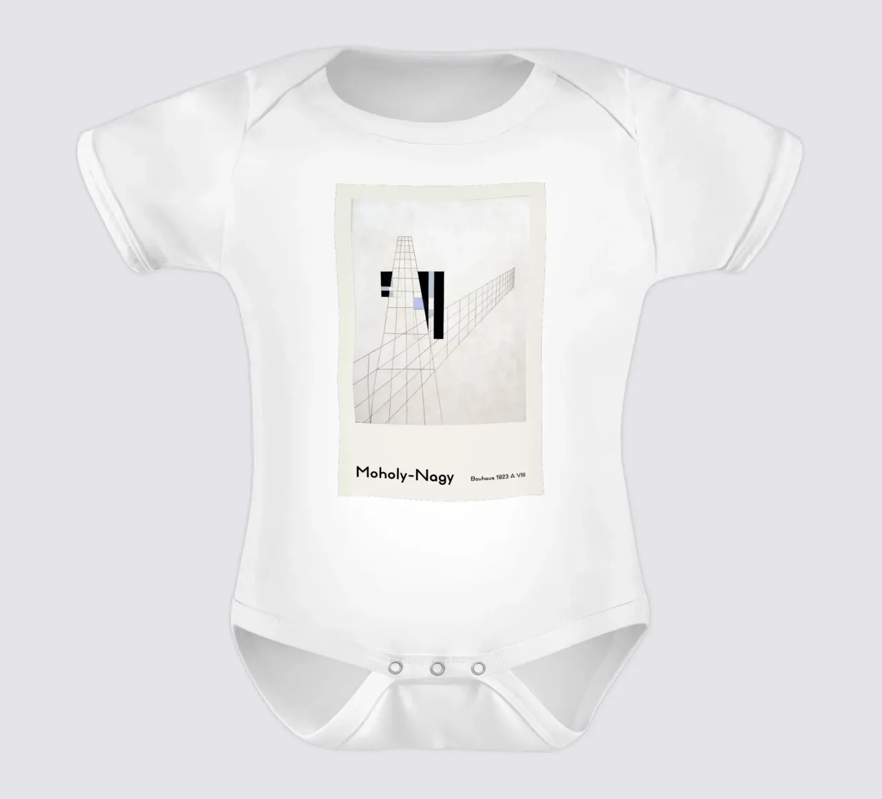 László Moholy-Nagy - A VIII body neonato maniche corte da ARTOTHEK