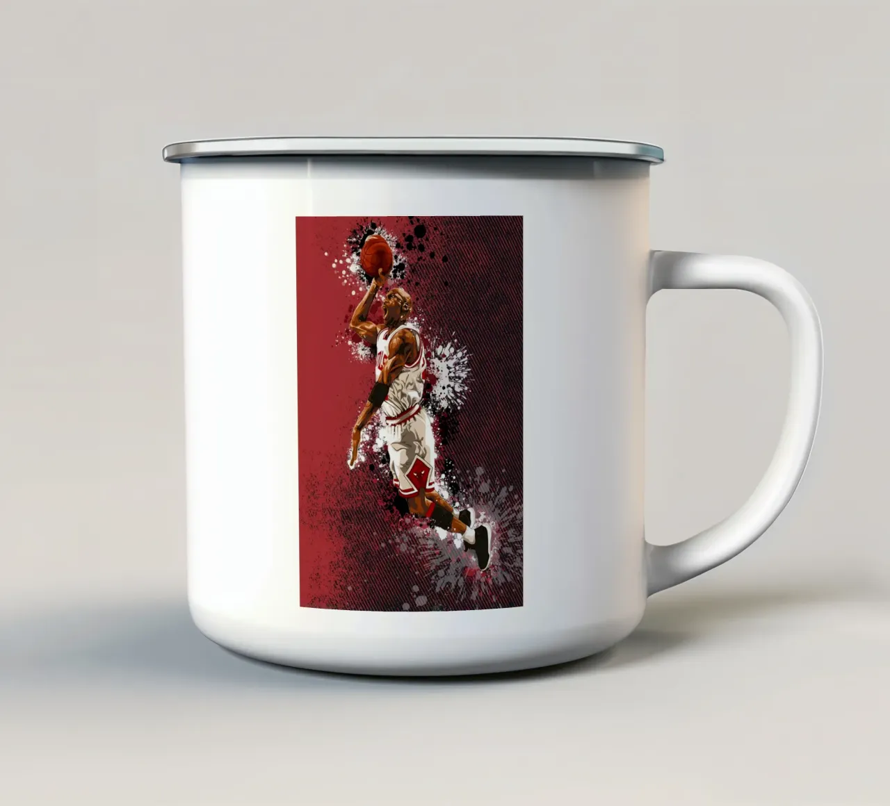 Michael Jordan tazza in smalto da Agus Creative