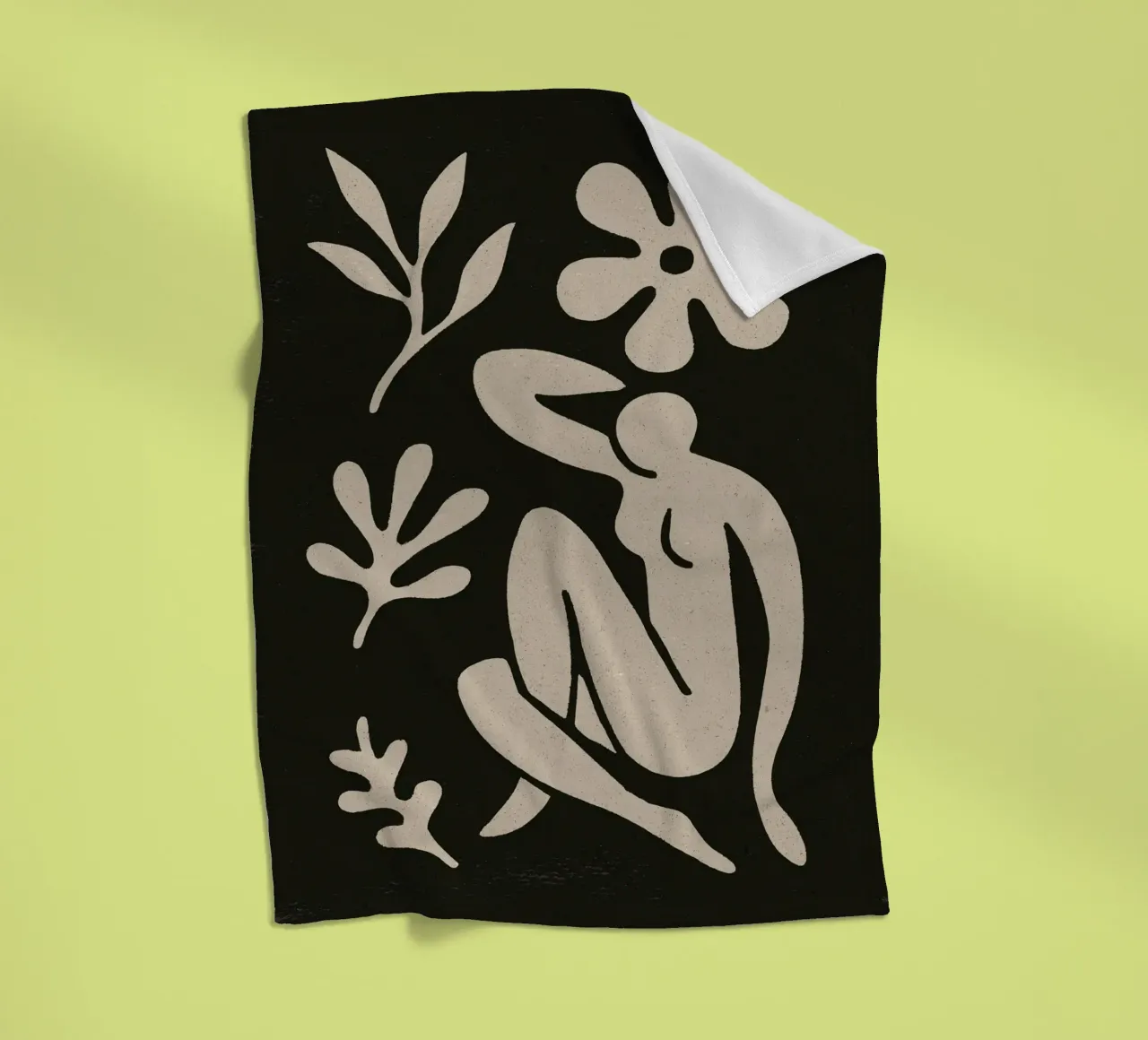 Botanic Muse coperta in pile da treechild