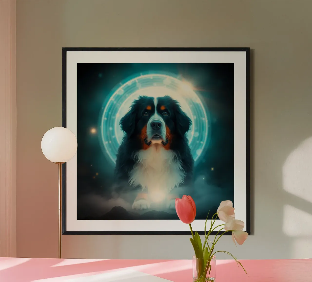 Bellissimo cane da montagna bernese #8 poster da Yumis.Beargang.and.Me