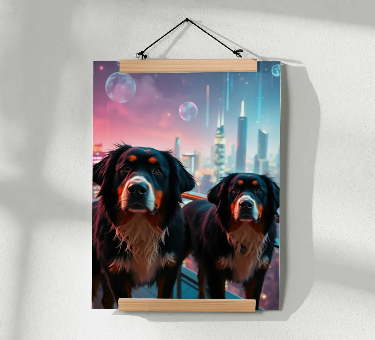 Bellissimo cane da montagna bernese #9 poster da Yumis.Beargang.and.Me